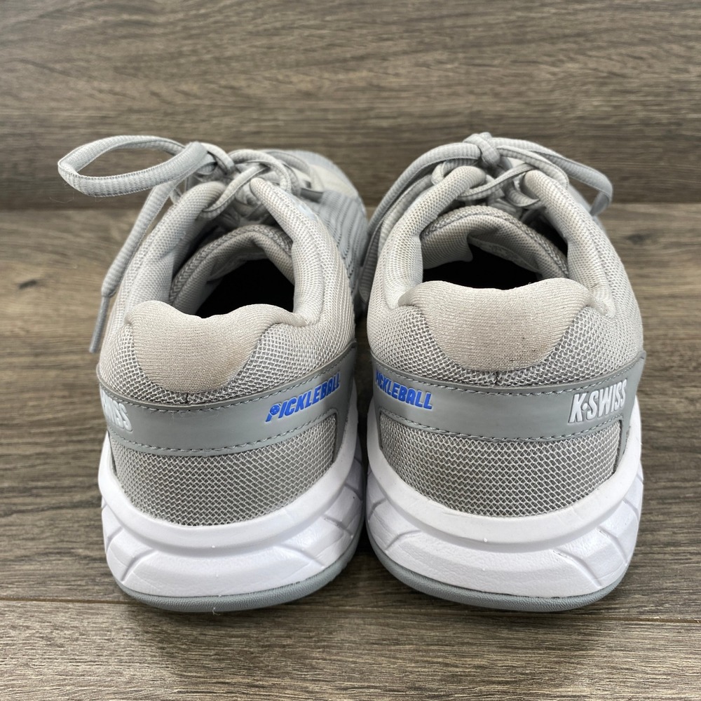 K-Swiss Express Light Pickleball Shoes Womens 11 Grey White 96563-072-M Low Top - Picture 7 of 10